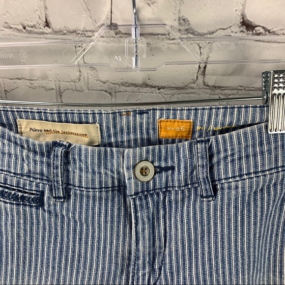 Anthro Pilcro Hyphen Railroad 🚞 Stripe Chinos - Picture 3 of 6